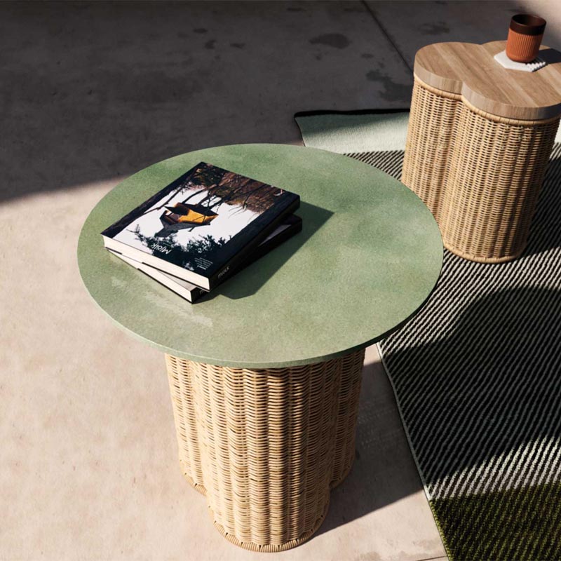 Vimini table 戶外茶几