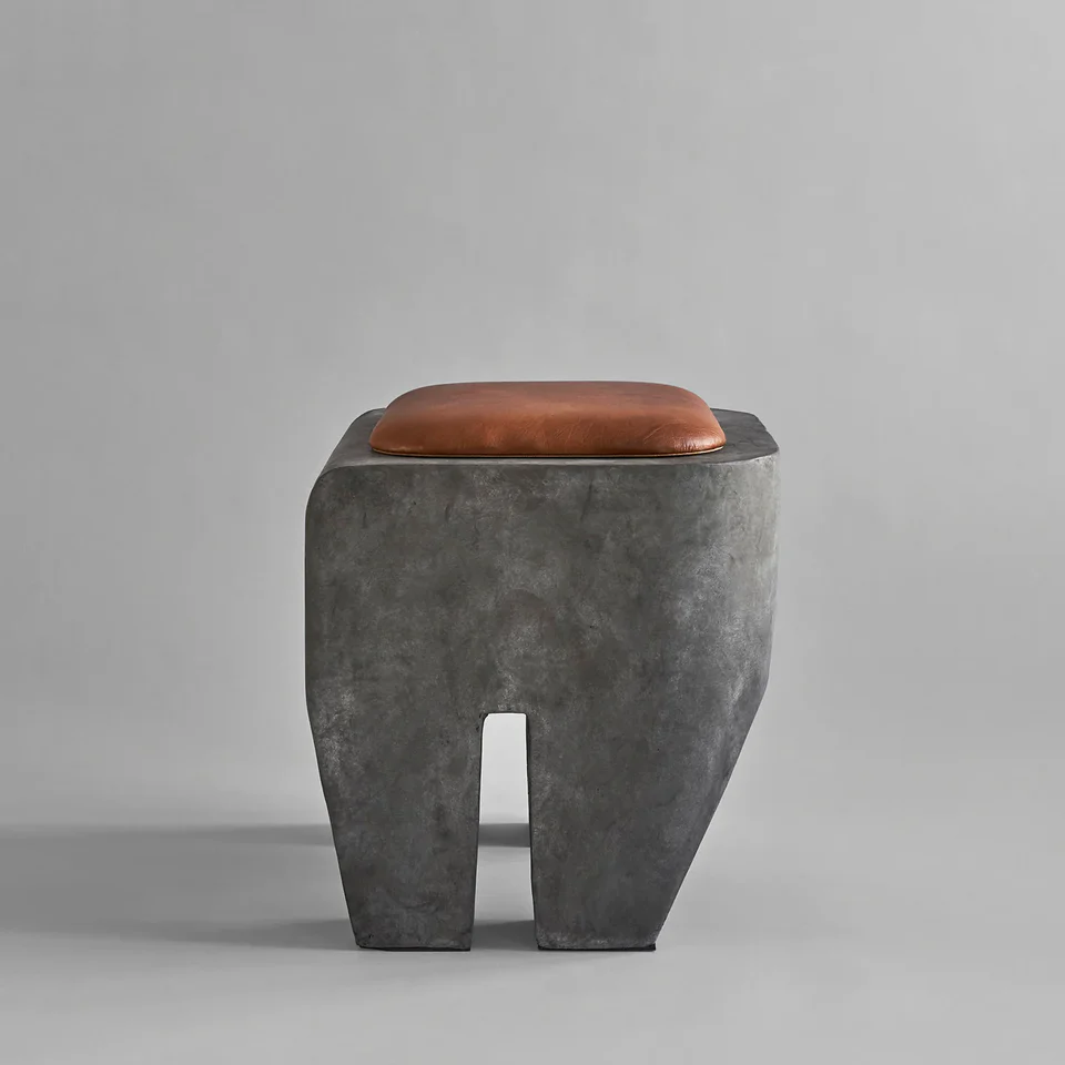 Sculp凳墊 - 皮革