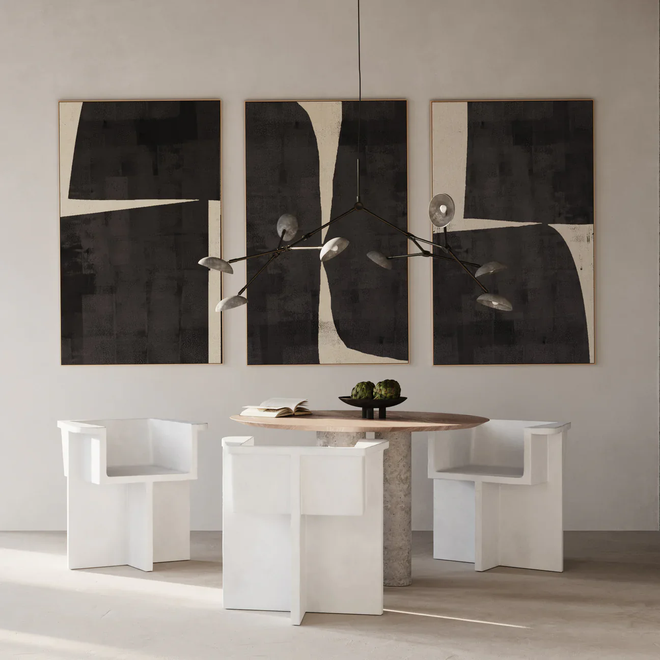 Brutus餐椅 - 骨白色